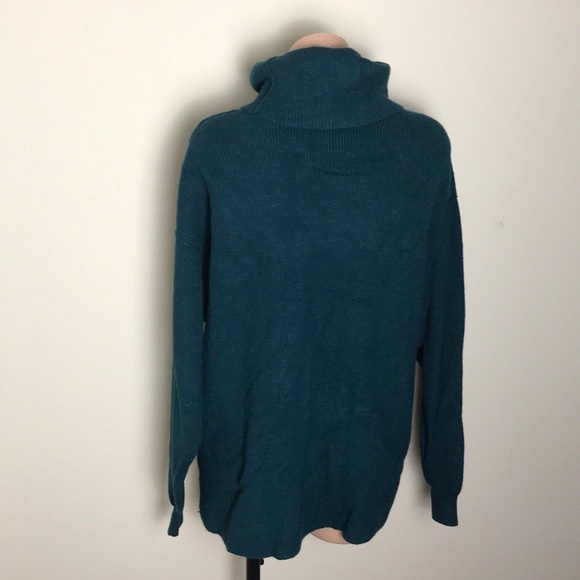 Free People Softly Structured Knit Tunic Deep Jade - Picture 7 of 13